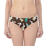 Easter rabbit pattern Hipster Bikini Bottoms