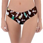 Easter rabbit pattern Reversible Classic Bikini Bottoms