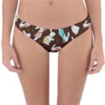 Easter rabbit pattern Reversible Hipster Bikini Bottoms