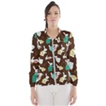 Easter rabbit pattern Women s Windbreaker