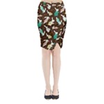 Easter rabbit pattern Midi Wrap Pencil Skirt