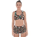 Easter rabbit pattern Racerback Boyleg Bikini Set