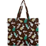 Easter rabbit pattern Canvas Travel Bag