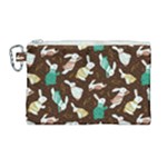 Easter rabbit pattern Canvas Cosmetic Bag (Large)