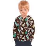 Easter rabbit pattern Kids  Overhead Hoodie