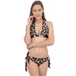 Easter rabbit pattern Tie It Up Bikini Set