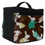 Easter rabbit pattern Make Up Travel Bag (Small)