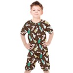 Easter rabbit pattern Kids  Tee and Shorts Set