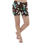 Easter rabbit pattern Lightweight Velour Yoga Shorts