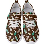 Easter rabbit pattern Men s Velcro Strap Shoes