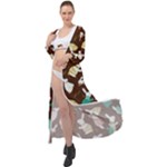 Easter rabbit pattern Maxi Chiffon Beach Wrap