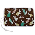 Easter rabbit pattern Pen Storage Case (M)