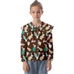 Easter rabbit pattern Kids  Peter Pan Collar Blouse