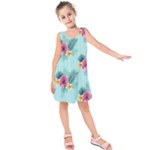 Floral tropical Kids  Sleeveless Dress