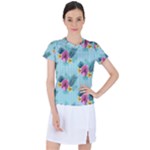 Floral tropical Women s Sports Top