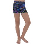 Unadjusted Tv Screen Kids  Lightweight Velour Yoga Shorts