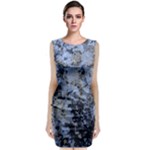 Marble Texture Top View Classic Sleeveless Midi Dress