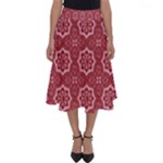 Elegant floral pattern Perfect Length Midi Skirt