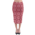 Elegant floral pattern Midi Pencil Skirt