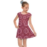 Elegant floral pattern Kids  Cap Sleeve Dress