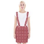 Elegant floral pattern Braces Suspender Skirt