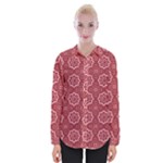 Elegant floral pattern Womens Long Sleeve Shirt