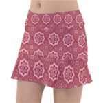 Elegant floral pattern Classic Tennis Skirt