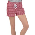 Elegant floral pattern Velour Lounge Shorts