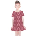 Elegant floral pattern Kids  Simple Cotton Dress