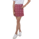 Elegant floral pattern Kids  Tennis Skirt