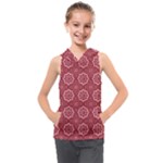 Elegant floral pattern Kids  Sleeveless Hoodie