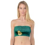 Pears and palm leaves pattern Bandeau Top
