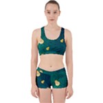 Pears and palm leaves pattern Work It Out Gym Set