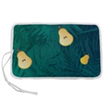 Pears and palm leaves pattern Pen Storage Case (M)