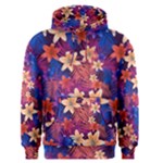 Lilies and palm leaves pattern Men s Core Hoodie