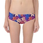 Lilies and palm leaves pattern Classic Bikini Bottoms