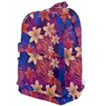 Lilies and palm leaves pattern Classic Backpack