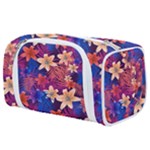 Lilies and palm leaves pattern Toiletries Pouch