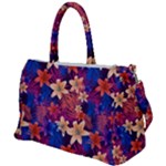Lilies and palm leaves pattern Duffel Travel Bag