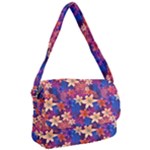 Lilies and palm leaves pattern Courier Bag