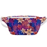 Lilies and palm leaves pattern Waist Bag 