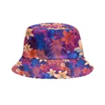 Lilies and palm leaves pattern Inside Out Bucket Hat