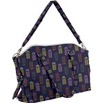 Colorful ornamental pattern Canvas Crossbody Bag
