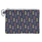 Colorful ornamental pattern Canvas Cosmetic Bag (XL)