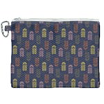 Colorful ornamental pattern Canvas Cosmetic Bag (XXL)