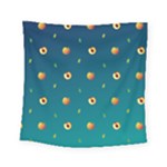 Peaches tropical pattern Square Tapestry (Small)