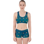 Peaches tropical pattern Work It Out Gym Set