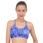 Blue roses seamless floral pattern Basic Training Sports Bra