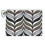 Elegant African pattern Canvas Cosmetic Bag (XL)