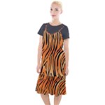 Tiger skin seamless pattern Camis Fishtail Dress